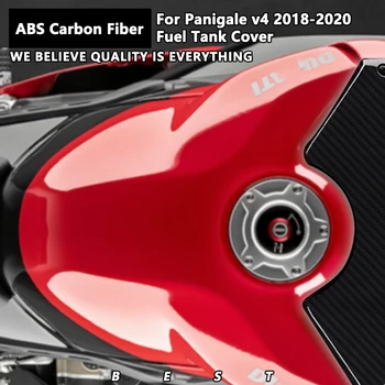 ABS Цветная Отделка Из Углеродного Волокна Передняя Крышка Бензобака Мотоцикла Защита Воздушной Коробки Обтекатель Капота для Ducati PANIGALE1V4 2018 2019 2020