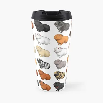 Piggie Bunch - дизайнерская кофейная кружка для путешествий с морской свинкой, элегантные кофейные чашки, чайные чашки, милые кружки